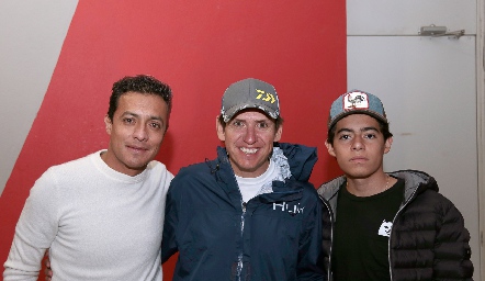  Jesús Rosillo, Gustavo Barrales y Sebastián Barrales.
