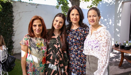  Ivonne Harfush, Mari Barral, Mary Carmen Bárcena y Montse Barral.