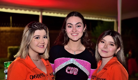 Ana Paula López, Marta Faz y Alessandra Montero.