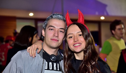 Álvaro Guel y Paola Isordia.