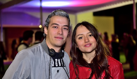 Álvaro Guel y Paola Isordia.