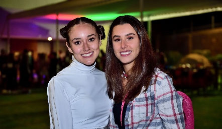 Sofía Renteria y Rebeca Treviño.
