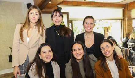  Alejandra Llevat, Maricela del Muro, Marisol Palos, Yusa de la Rosa, Ana Paula Domínguez y Fernanda de los Santos.