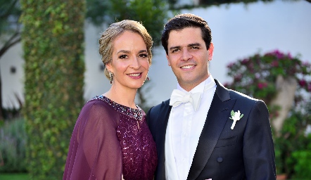  Claudia Carpizo con su hijo Luis Torres.