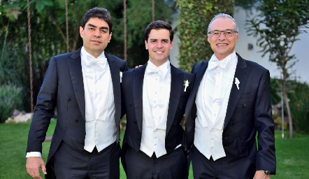  Luis Torres, Luis Torres Carpizo y Alfonso Ledezma.