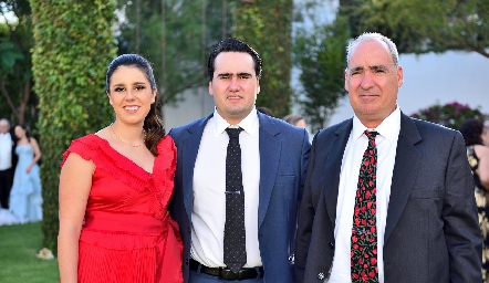  María José Raymond, Ricardo Raymond y Ricardo Raymond.