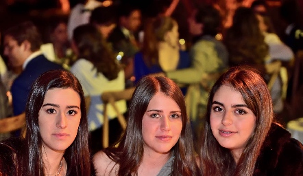  Isa Gutiérrez, María Emilia Díaz y María Julia Chevaile.