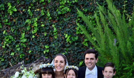  Con los pajes.
