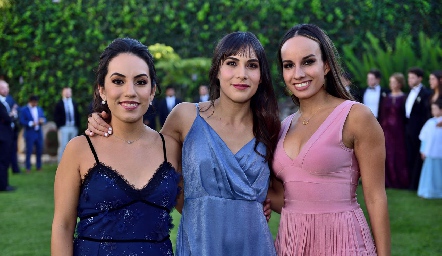  Ale Zepeda, Marina Gómez y Andrea Rodríguez.