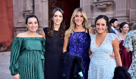  Yusa de la Rosa, Catalina Abud, Martha de la Rosa e Isabela Torres.