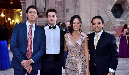  Nacho Araiza, Alejandro Torres, Marijó López y Pablo Chávez.