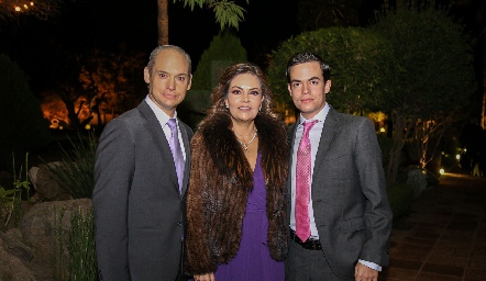  Luís González, Kikis Fernández y José María González.