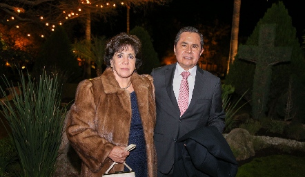  Angélica de la Rosa y César Contreras.
