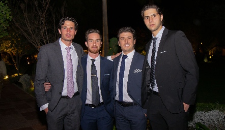  Diego Jourdain, Alejandro Gómez, Juan Carlos Navarro y Piero Alessi.