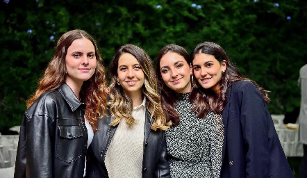  María Benavente, Vero Gómez, Ana Martha Ocaña y Natalia Gárate.