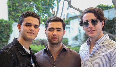  Aldo Pizzuto, Diego de la Vega y Pato Hernández.