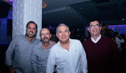  Chema de la Vega, Ricardo Meade, Jorge Villarreal y Jaime Flores.