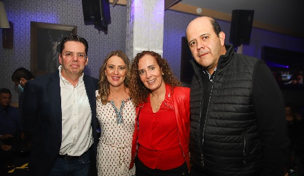  Toño Fonte, Marisol Sópez, Maribel de Alba y Juan Carlos Ramírez.