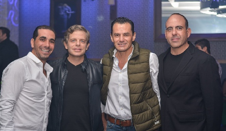 Carlos Chevaile, Juan Carlos Feres, Yapur Dahda y Félix Feres.