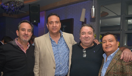 Miguel Ocejo, Ernesto Palomares, Ramón Pedroza y Gustavo.