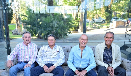  José Ramón Foyo, Pablo Ramírez, Javier Ramírez y Manuel de la Rosa.