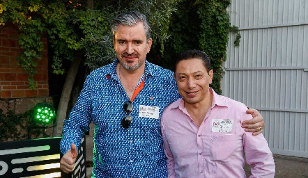  Mario Güemes y Germán Flores, organizadores.