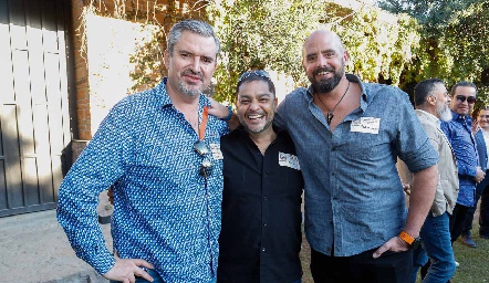  Mario Güemes, Leo Ochoa y Agustín Loyo.