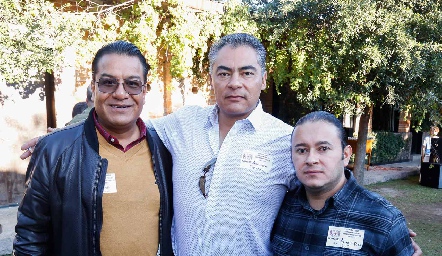  Fernando Serrano, Abraham Méndez y Roberto Ríos.