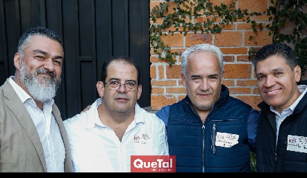  Ramiro, Héctor González, Enrique Aranda y Alex Ponce.