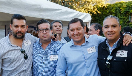  Armando Miramonte, Ramón Martínez, Oscar Martínez y Lalo García.