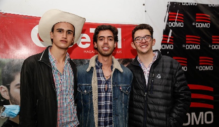  Andrés Ortiz, Mauricio de Luna y Marco Azuara.