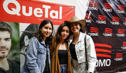  Ceci Sandoval, María José Sánchez y Luisa Fernanda.
