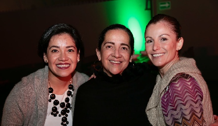  Ana Sofía Pérez, Isela Madrigal y Lety Williams.