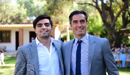 Santiago Rodríguez y Rafael Lebrija.