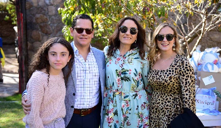 Pía Quibrera, Checo Quibrera, María José Abaroa y Sandra Pérez.