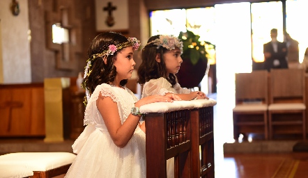 Primera Comunión de Carlota y Xaviera Lebrija.