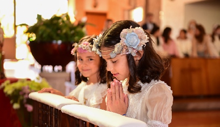 Primera Comunión de Carlota y Xaviera Lebrija.