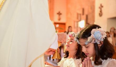 Primera Comunión de Carlota y Xaviera Lebrija.