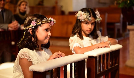 Primera Comunión de Carlota y Xaviera Lebrija.