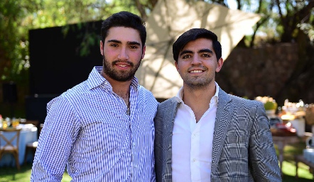 Eduardo Sánchez y Santiago Rodríguez.