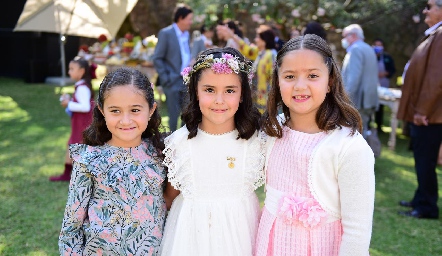 Arantza, Xaviera y Victoria.