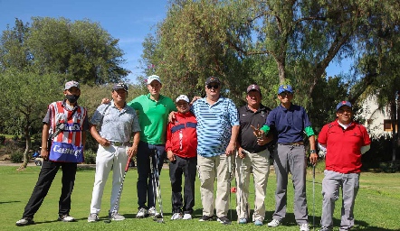Ricardo Carrillo, Edwin Carrillo, Héctor Rueda, José Luis Madrid, José Luis Madrid, Jesús Alonso, Martín Silva y Óscar Quintero.