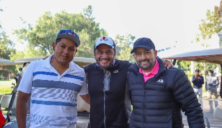 Alejandro Morales, Arturo Hernández y Luis García.