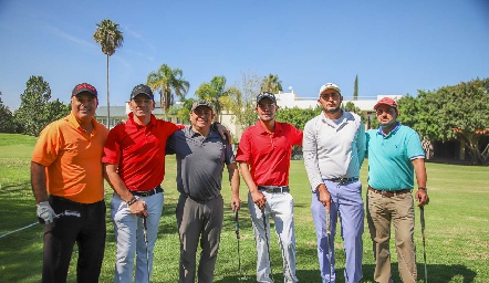 Polo Quintana, Fernando Flores, David Guerrero, Víctor Ortiz, José Luis de la Rosa y Luis Enrique Ramírez.