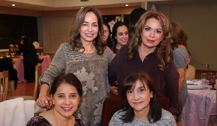  Ana Luisa Acosta, Maru Díaz Infante, Rebeca Córdova y Pina Cadena.