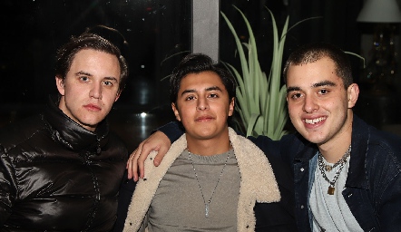  Nacho Hernández, José Miguel Ruiz y Diego Castillo.
