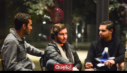 Mario Siller, Mateo Guerra y Memo de Alba.