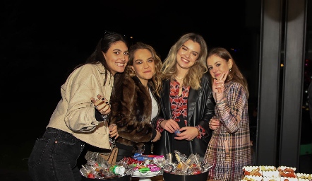 Natalia Gárate, Paula Gómez, María Inés Macías y Paulina Mebius.