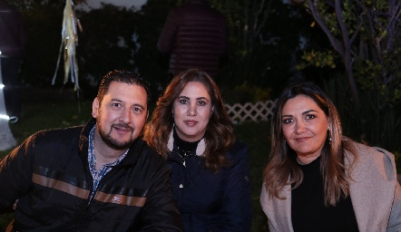  Amaro Ínsua, Laura Limón y Paola Ínsua.
