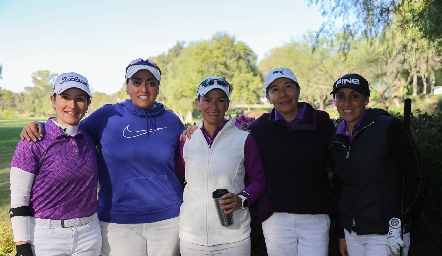  Erika Von Der Meden, Rocío Acebo, Daniela Coulon, Mirna Rodríguez y María Acebo.